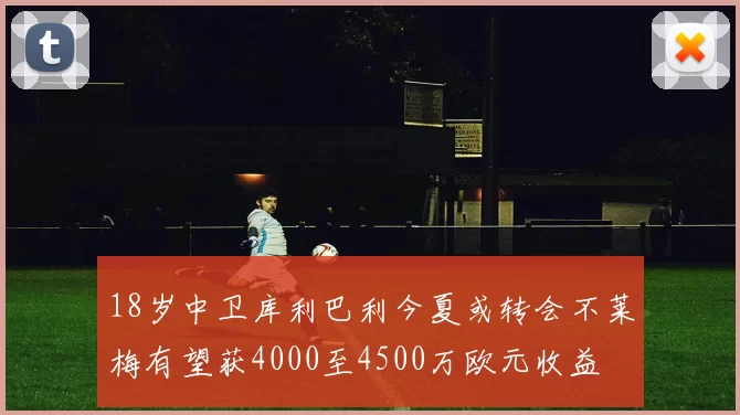 18岁中卫库利巴利今夏或转会不莱梅有望获4000至4500万欧元收益